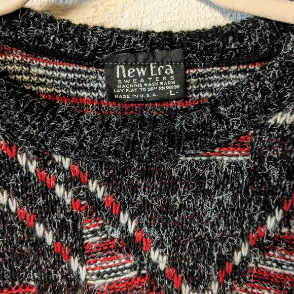 New Era vintage grandpa sweater size large - Picture 3 of 9